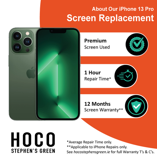 iPhone 13 pro broken screen replacement
